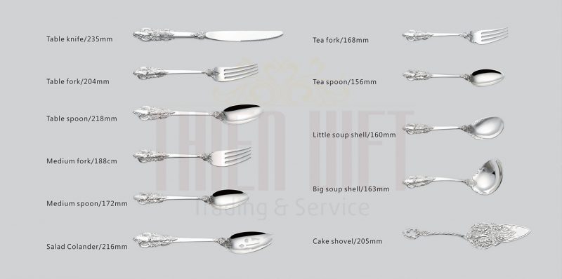 Bộ Dao thìa dĩa Inox - Cutlery