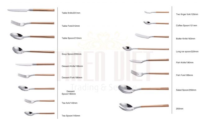 Bộ Dao thìa dĩa Inox - Cutlery