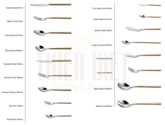 Bộ Dao thìa dĩa Inox - Cutlery