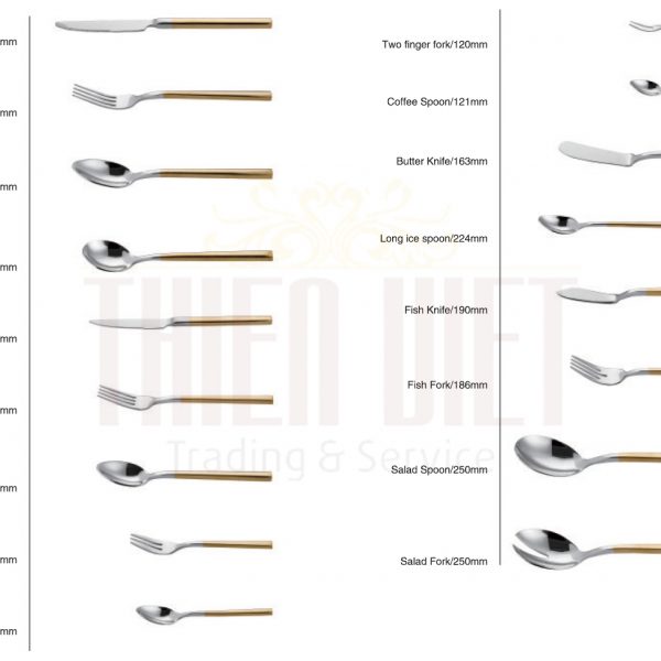 Bộ Dao thìa dĩa Inox - Cutlery