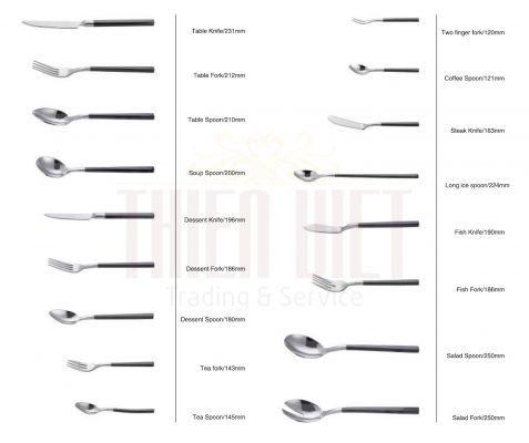 Bộ Dao thìa dĩa Inox - Cutlery