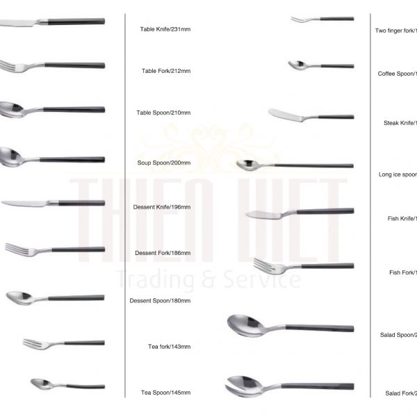 Bộ Dao thìa dĩa Inox - Cutlery